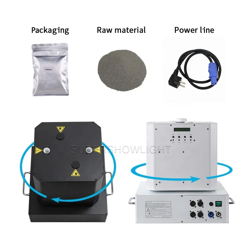 1300w Cold Spark Fountain Rotating Cold Fire Machine Spin Spark Machine for Wedding Spark Effect Rotatable Cold Sparkler Machine