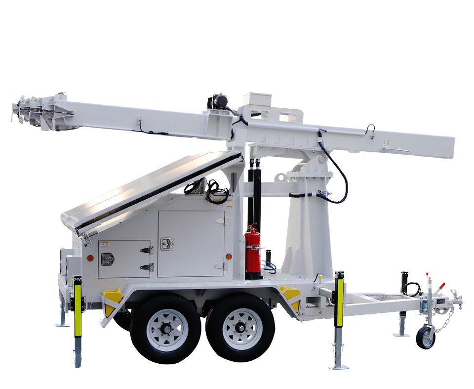 2024 Chinese Factory Mobile Solar Trailer Generator Portable Power Stations
