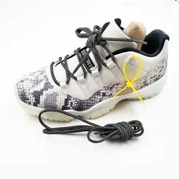 Reflective custom wholesale lead custom round shoe laces