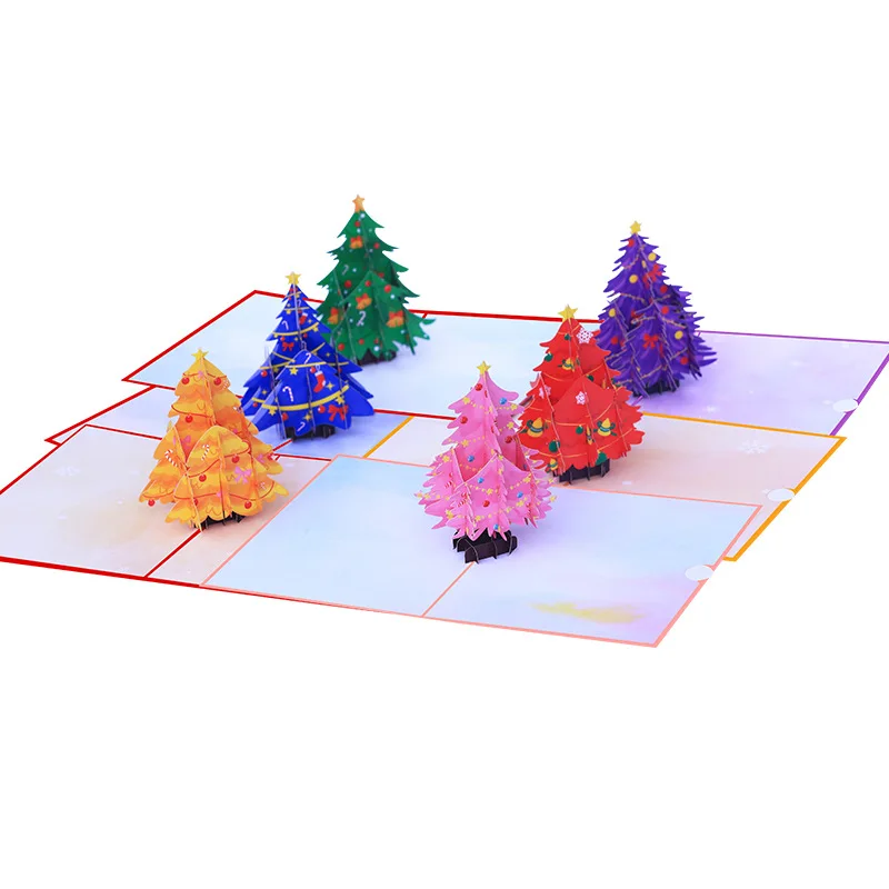 Papel De Artesanato Para Árvore De Natal,Cartão De Visita 3d Para Árvore De  Natal,Design Personalizado - Buy Pop Up Cartões De Natal,Artesanato De Natal ,Natal 2022 Product on 