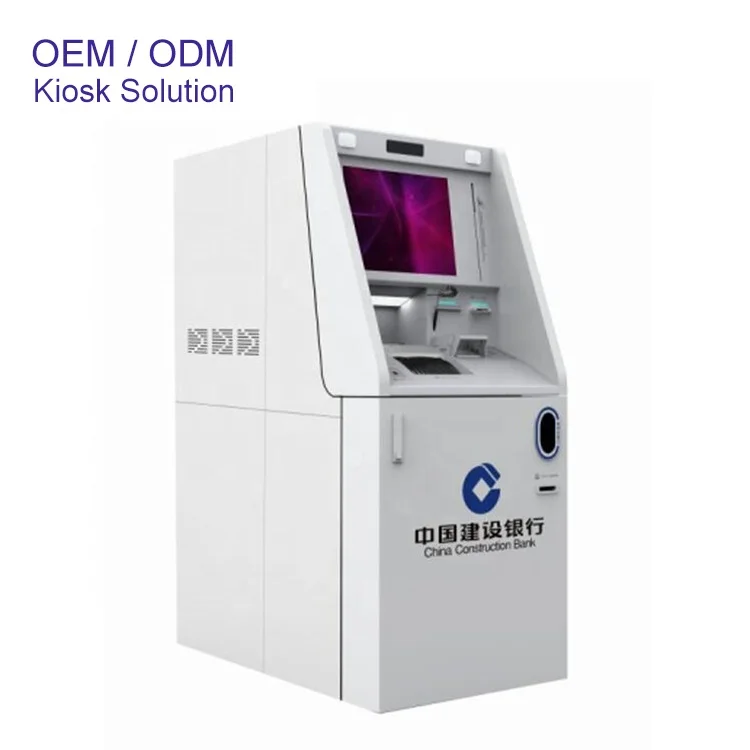 21.5 Inch Mutil Function  Dual Touch Screen Embossing Bank Card Printer  Kiosk Payment  Terminal Encryption Pin Pad