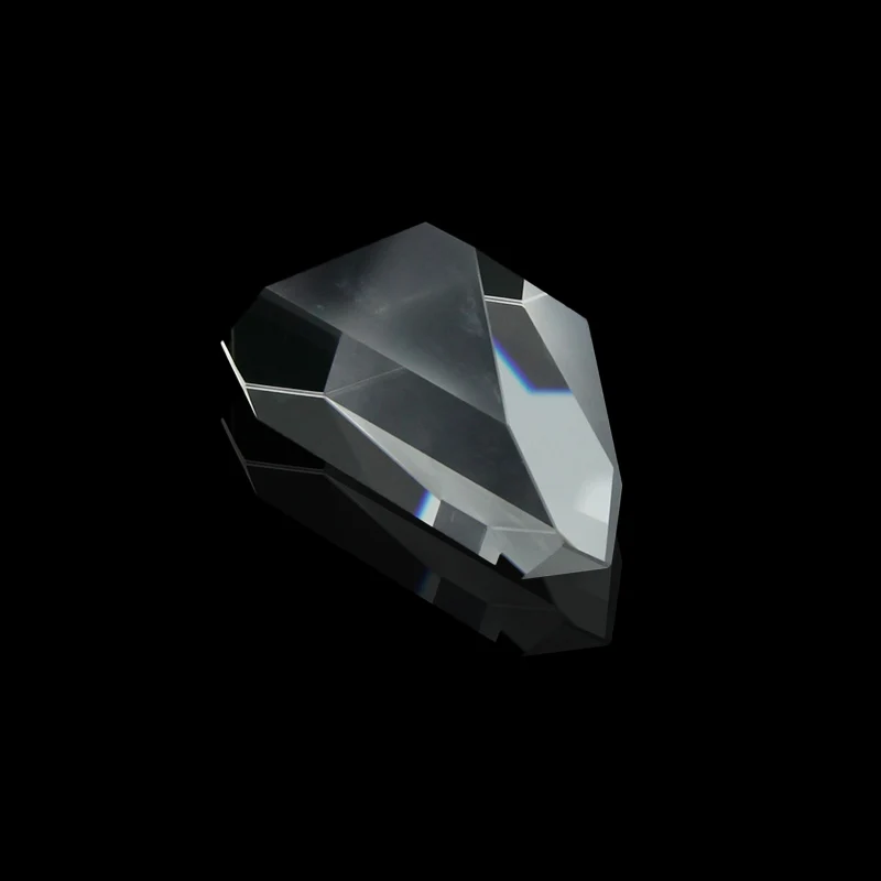 Пользовательские K9/bk7оптический кварцевый стеклянный треугольник Прямоугольный угол крыши Призма