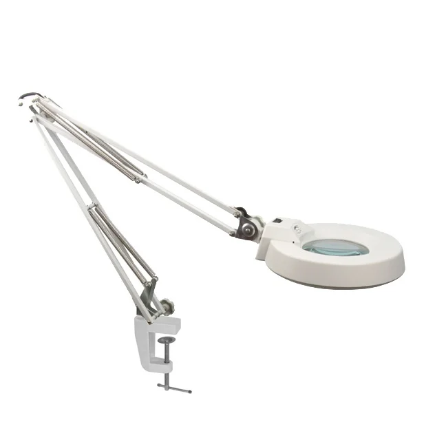 bench top magnifying glass lamp