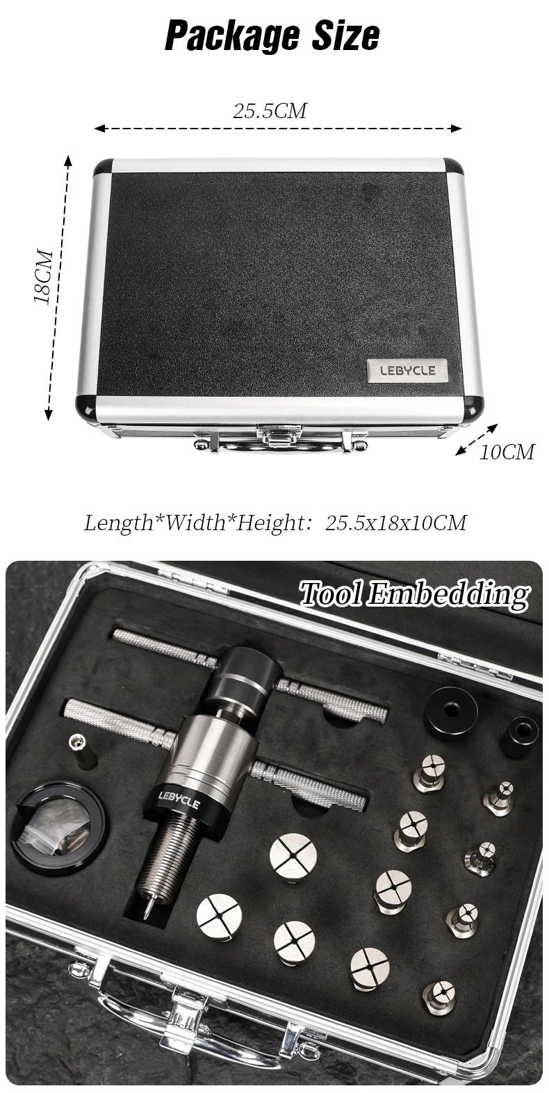 Strumento Universale Per Rimozione Catena Bici | Smontacatena In Acciaio Portatile | 17x8x2 Cm