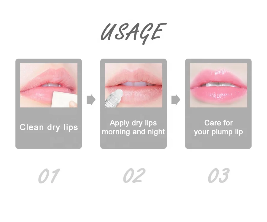 Private Label Mint Lip Oil Roll on Organic Plumper Hydrating Custom Moisturizing Lip Oil