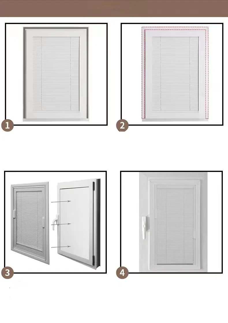 Builtin Blinds Between Glass Window Door Blinds Between Glass Single