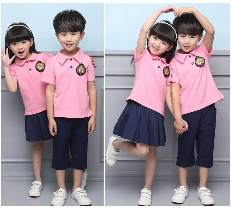 OEM UAE Dubai Kids School Uniform Boys and Girls Designs