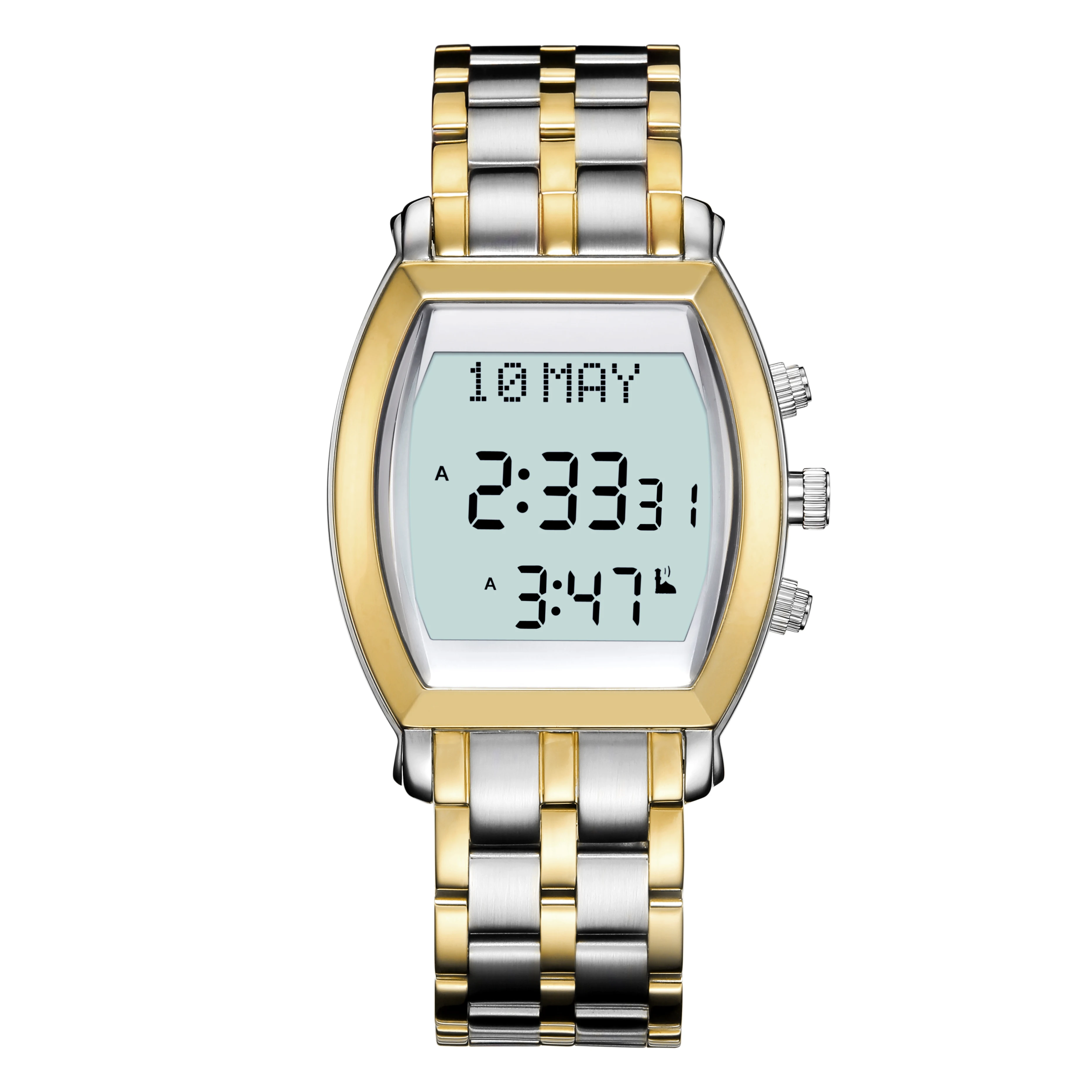 Nuova Smart Azan Musulmano Volte Preghiera Corano Segnalibro Sensore Di  Mecca Qibla Bussola Digitale A Cristalli Liquidi 50m Orologio Da Polso  Impermeabile - Buy Religioso Regalo Islamico Corano Segnalibro Orologio,Religioso  Musulmano Preghiera