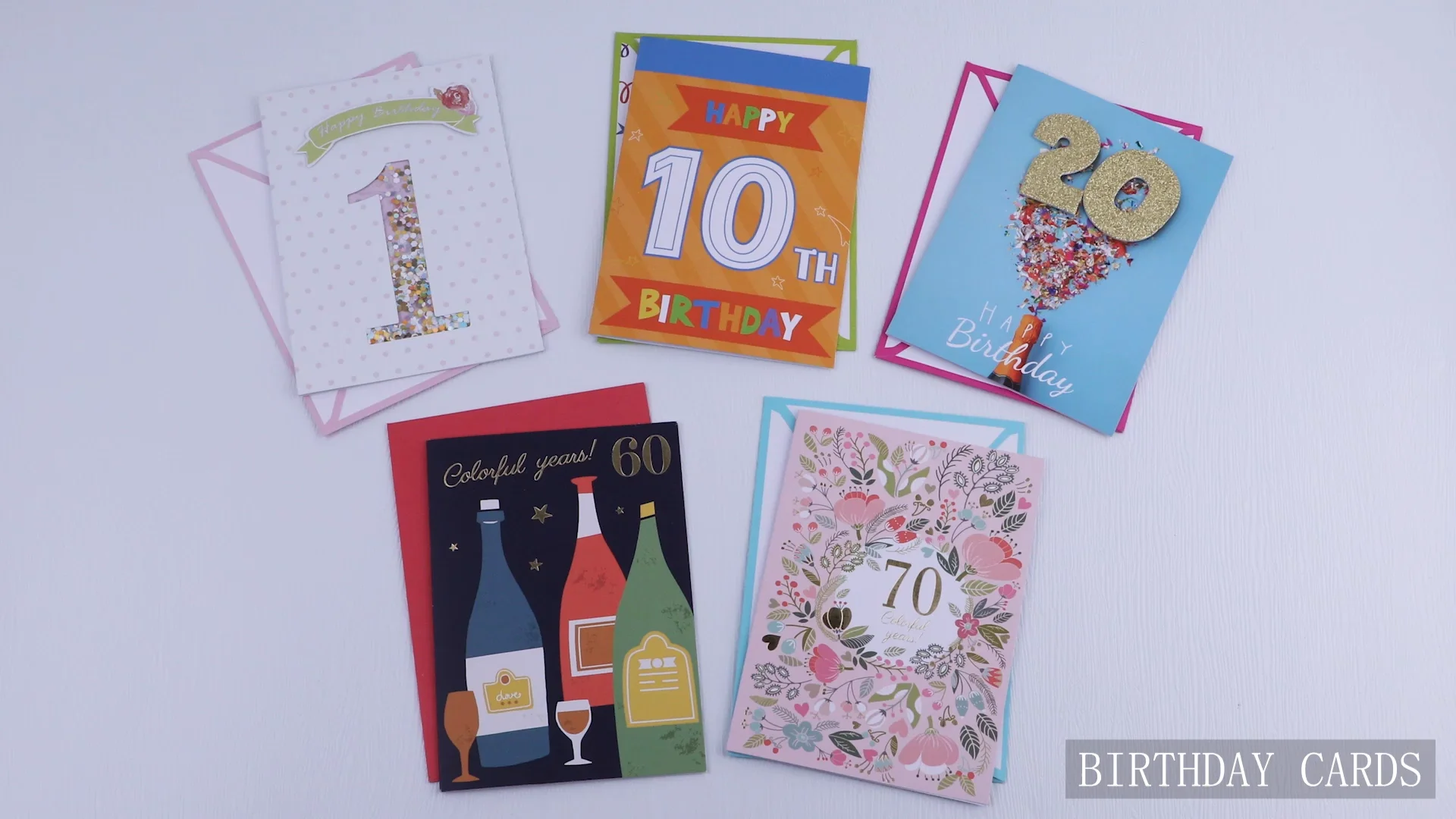 Manufacturer Custom Printing Paper Blue Handmade Glitter Age 18th 20th