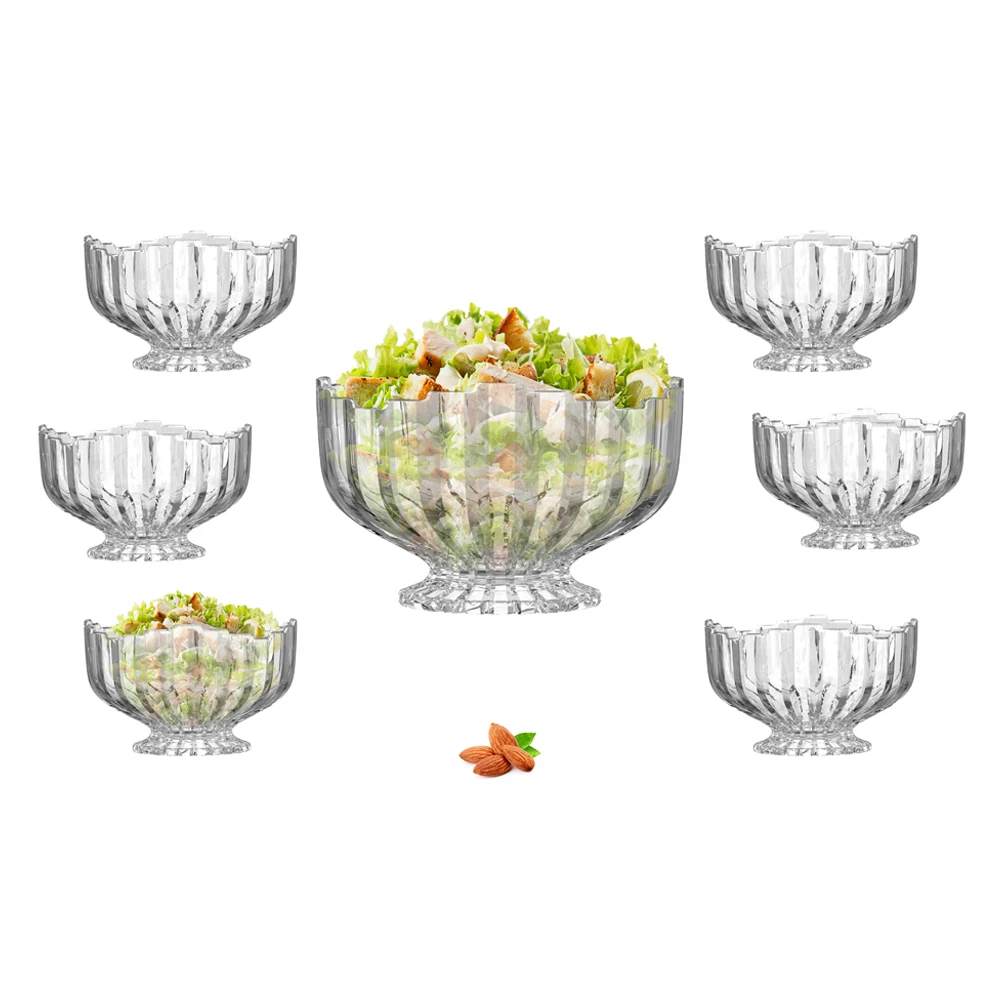 Brasilia Gateau Plate Kitchenware Custom Glass Platter Glassware For