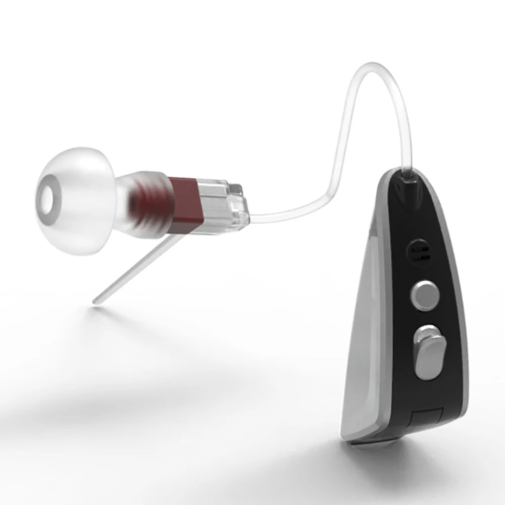 BTE Hearing Aids Digital Deaf-Aid Hearing Amplifier Mini RIC Hearing Aid For The Elderly Disability 4 Channels