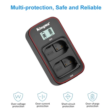 KingMa Replacement DMW BLK22 Lithium Ion Batteries and Battery Charger Kit for BLK22 LUMIX S5 Camera detail image