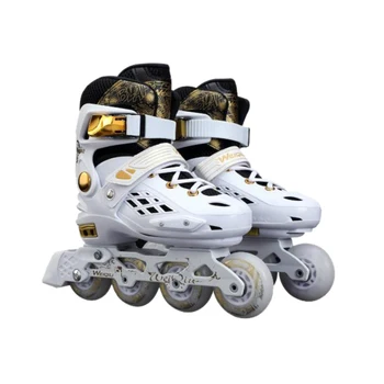 High Quality High Impact Pp Roller Skate Shoes With Four Wheels Roller Kids Shoes