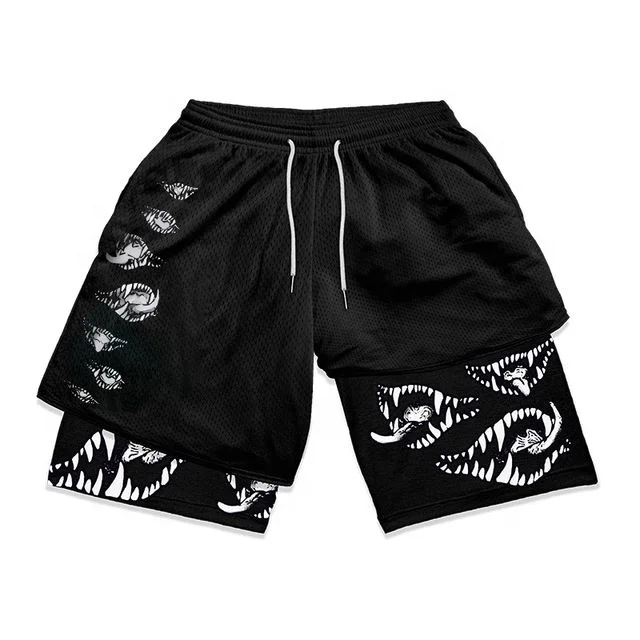 Manufacturer Double Layer New Boys Wear Beach Man Running Gyms Men Shorts
