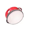 Tamburello rosso da 4 pollici con diametro di 10 cm