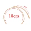 Pulsera-2mm-18+6 oro rosa