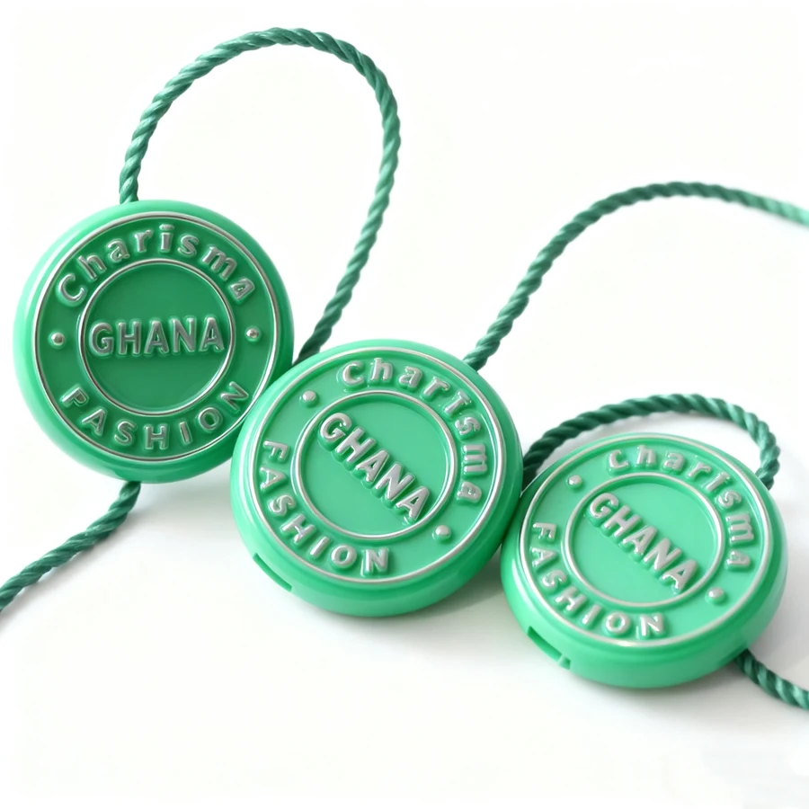 ZX Design Brand Name Clothing hang Tag String Seal Tag Sneakers