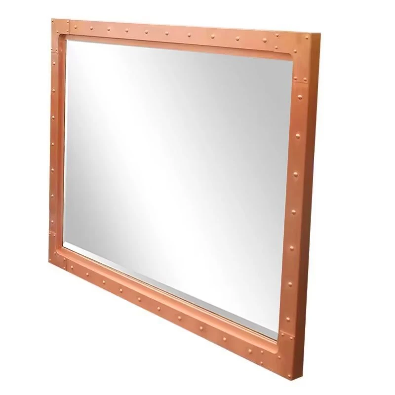 Copper Mirror Frame Hand Hammered Copper Frame With Rectangle Or