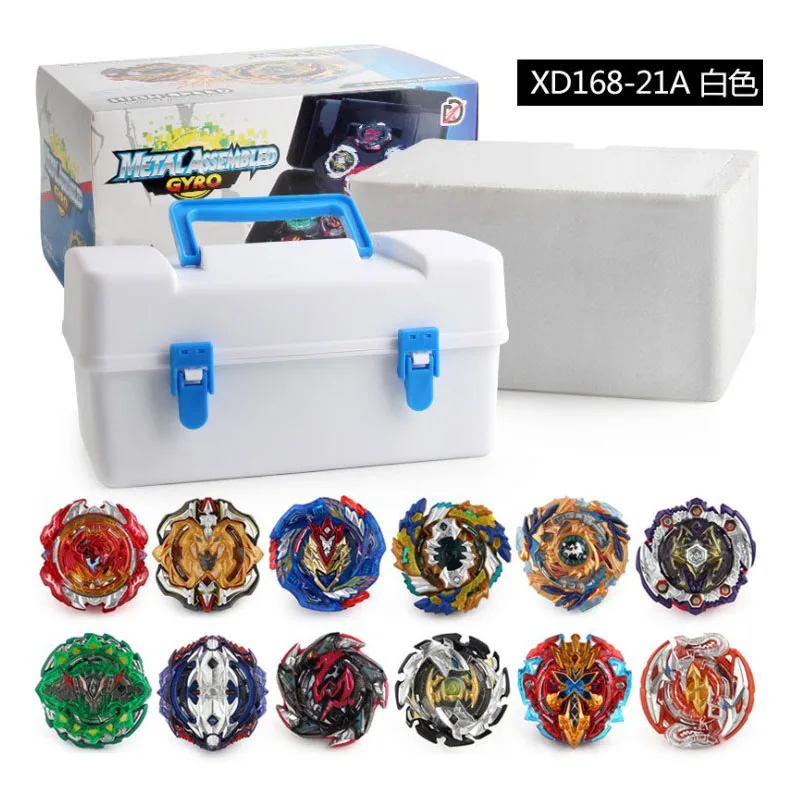 Customized 12pcs Set Beyblades Burst Top Set Toy Battle Metal Spinning Bayblade Gyro Set Buy 8784