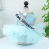 Miss Universe Dress-Blue and Green