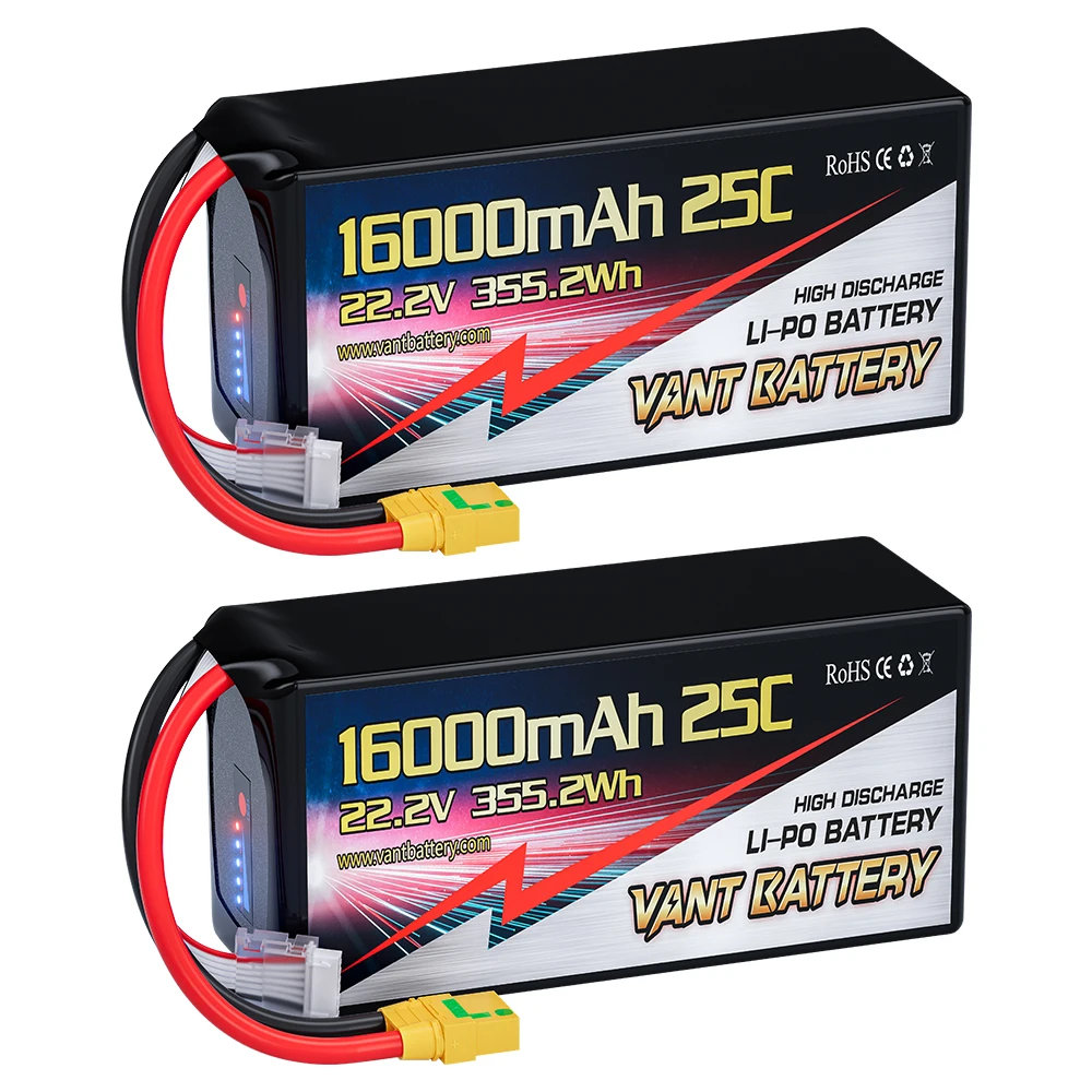 リポバッテリー　16000mAh Liperior 16000mAh 6S 12C 22.2V Lipo Battery With XT90 Plug