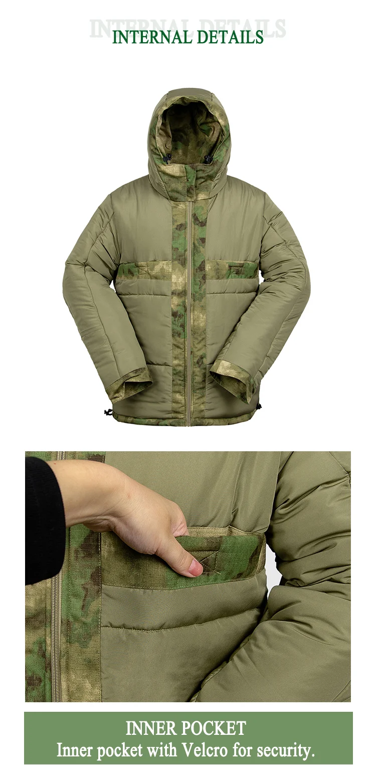 Camouflage Set Cotton-Padded Tactical Gear Jacket Suit