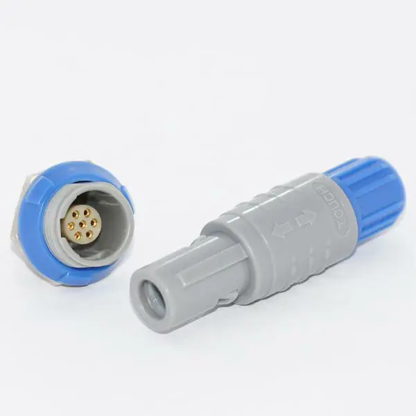 Pus Computer Plug 1p塑料连接器推拉插头圆形连接器 - Buy Pus Pull Plug plastic Connector push Pull ...