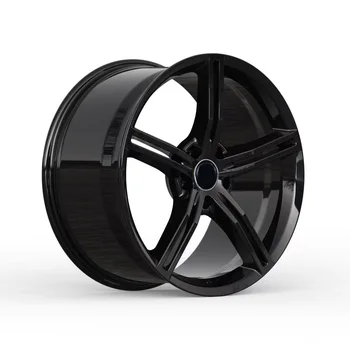 21 Inch Gloss Black   Forged Car Wheels
