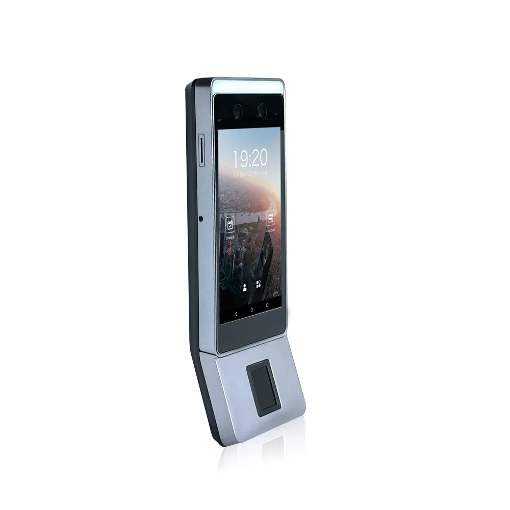 ZKTecoe Horus E1-FP Android Visible Light Facial Recognition Fingerprint Time Clocks RFID Card Attendance System With 4G WIFI