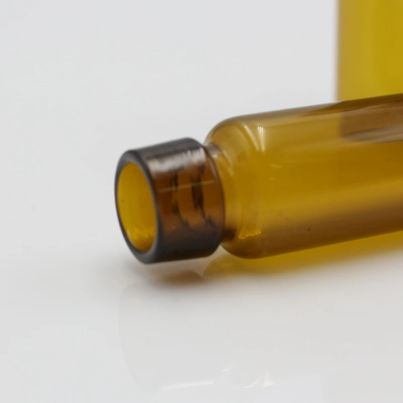 5ml 10ml 15ml 20ml Amber Transparent Syrup Glass Bottle Crimp Oral Liquid Glass Vial with Inner Plug and Tear off Aluminum Cap