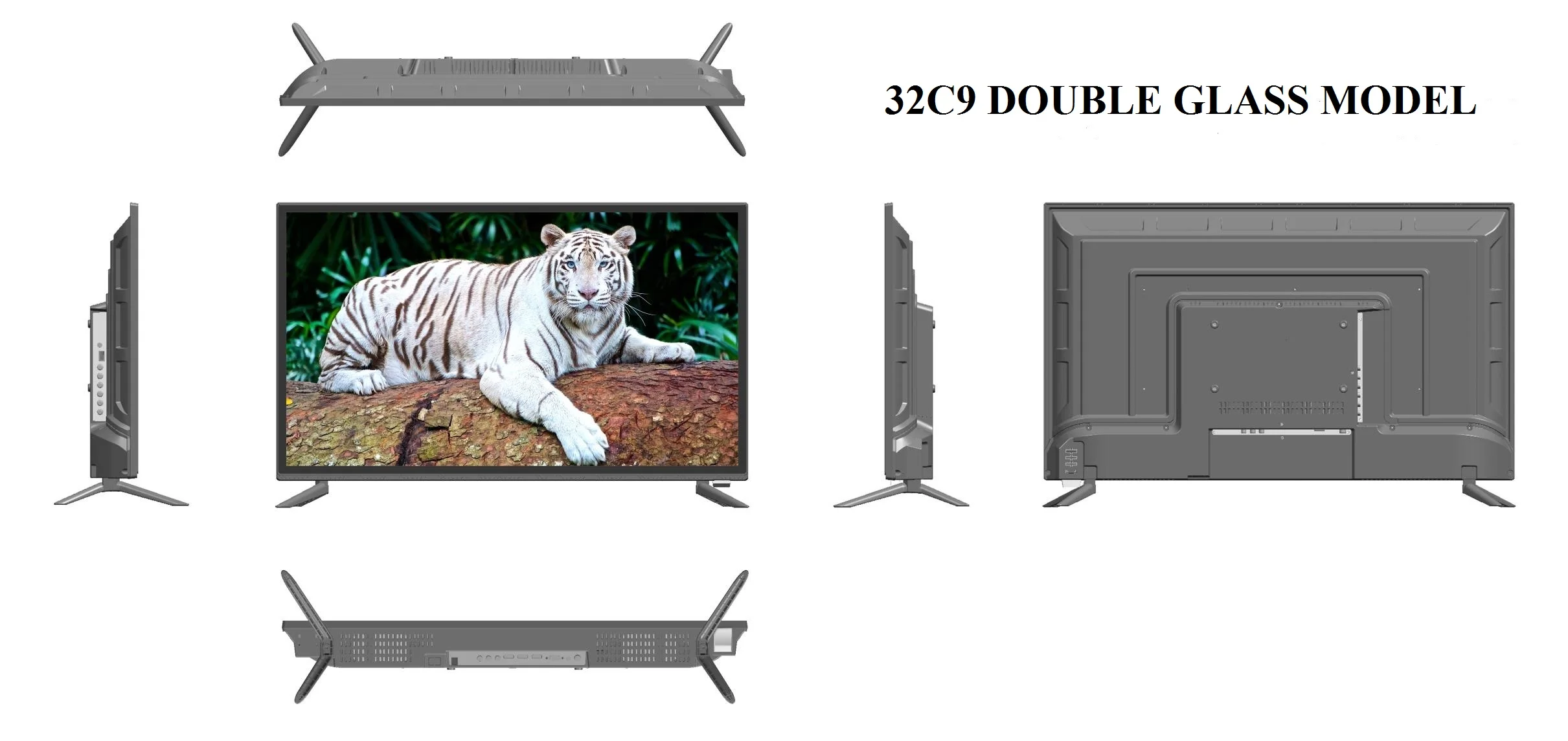 LCD TV Factory Price Flat Screen Television Full HD LED TV 32 39 40 43 49 50 55 65 75 82 85 86 98 100 105 110 inch 4K Smart TV