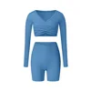 Top+Shorts Blue
