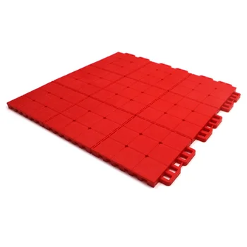 Factory Price 30.6*30.6*1.3 Anti-Slip High Elasticity Medium Soft TPV Interlocking Tile for Kindergarten Sports Court