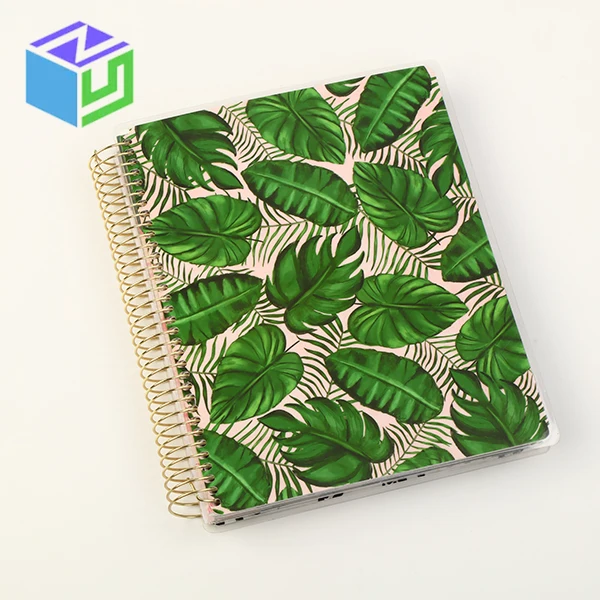 China Factory Manufacture Notebooks Pretty Cover Stationary Spiral Journal Notebooks