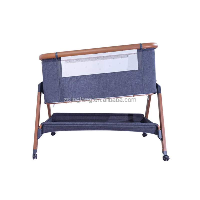 Multi-functional Metal Frame New Born Baby Bassinet Convertible Travel  Organic Cotton Round Carry Sleeping Baby Bed Cot