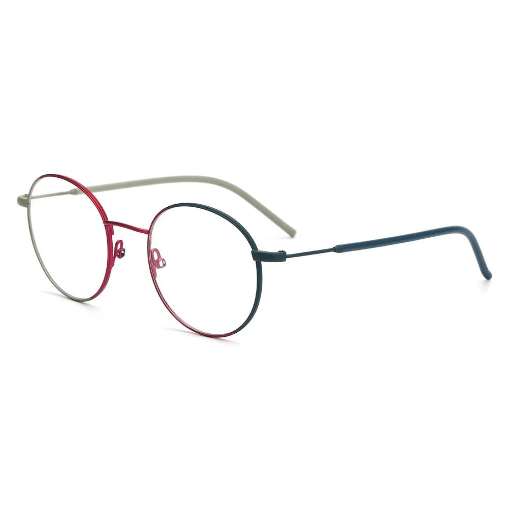NSMO2004441 latest trends newest moden stylish unisex round metal eyeglass frame