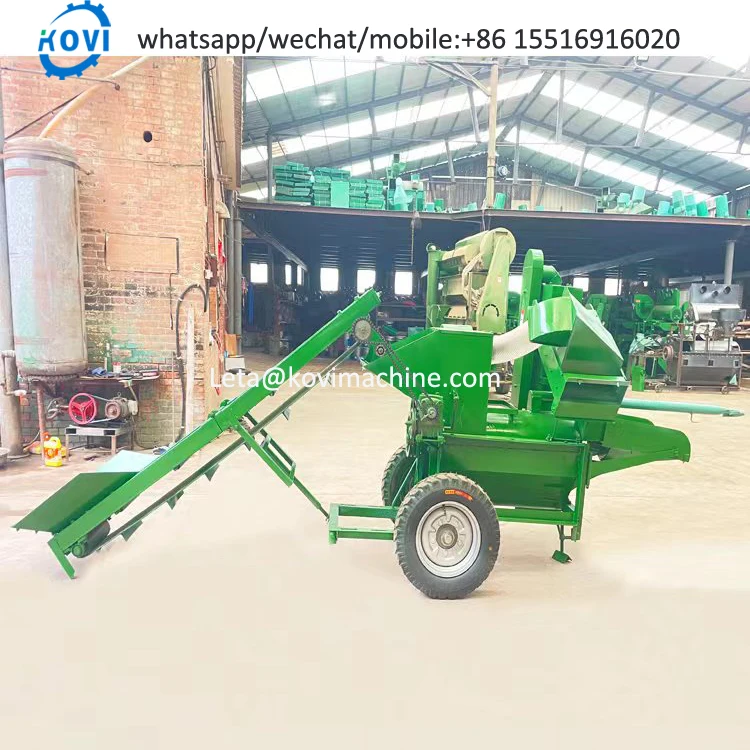 Industrial Diesel Engine Corn Shelling Machine Sorghum Millet Castor Sheller Maize Huller Thresher