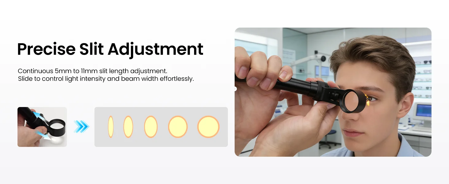 Handheld Slit Lamp Microscope Handheld LED Slit Lamp S-150 Available For Infants/Pets