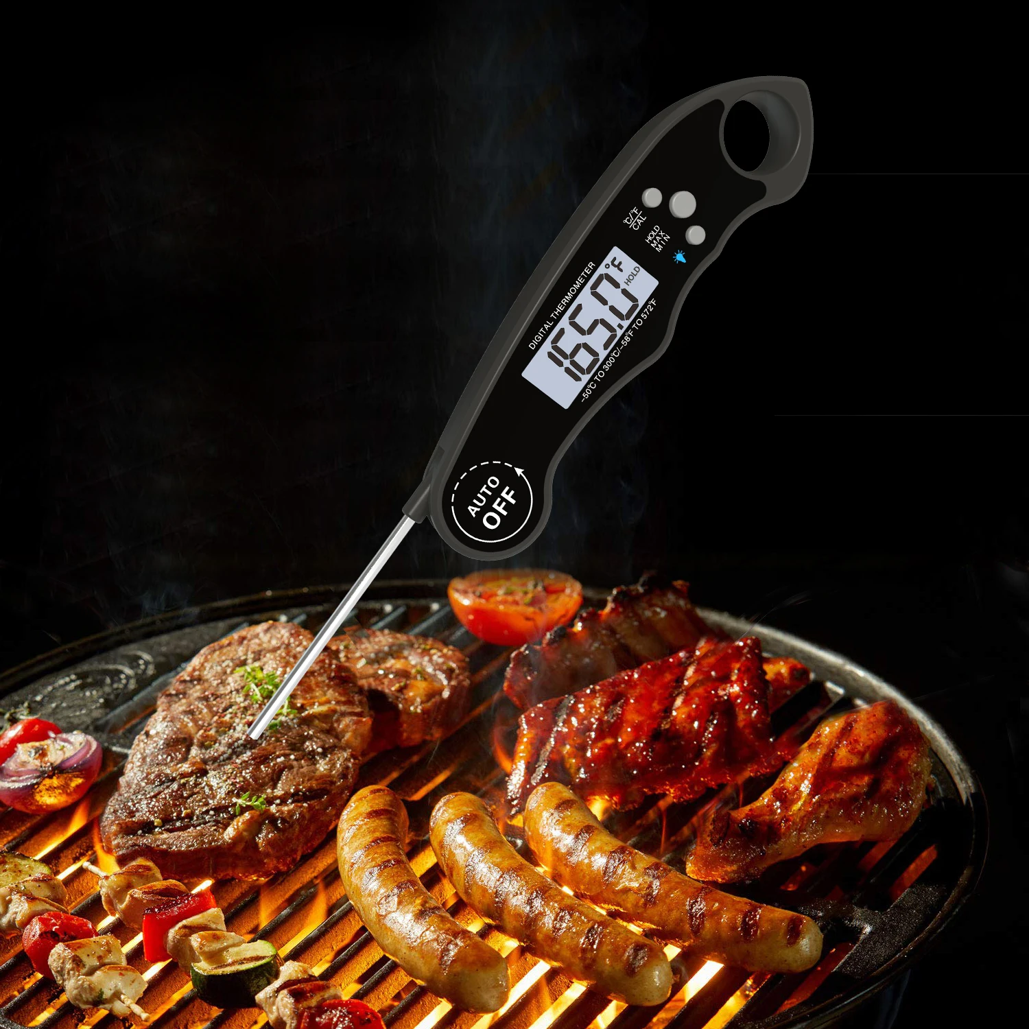 Buy Wholesale China Instant Read Meat Thermometer For Cooking, Digital Food  Thermometer With Backlight & Calibration & Instant Read Meat Thermometer at  USD 3