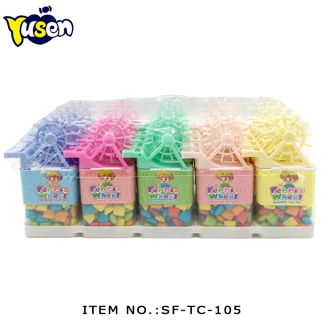 Оптовая продажа ветряная мельница нового типа игрушка конфеты персонализированные красочные Мультяшные мини-свистки колесо обозрения для