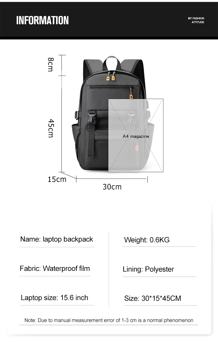 Wholesale Leisure Waterproof Nylon 15 Inch Laptop Backpacks For ...