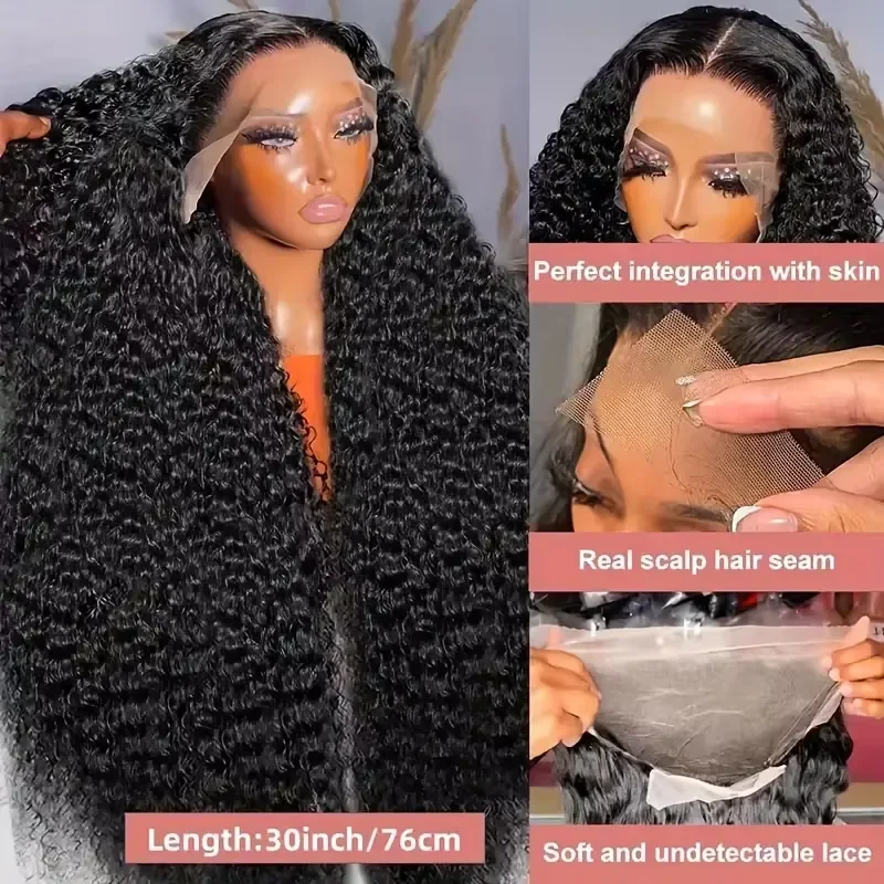 210% Density 13x6 HD Lace Front Wigs Human Hair Pre Plucked  display picture 1