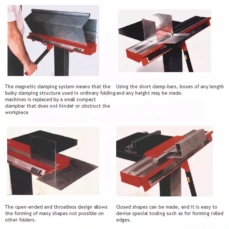 Magnetic Sheet Metal Bending Machine Folding Machine With CE