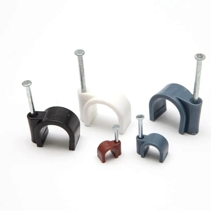 8mm Round Type Electrical Wire Cable Clips