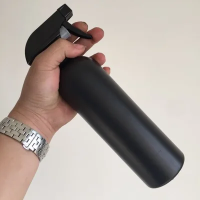500ML HDPE Matte Black and White Spray Bottle Cleaner Spray Bottle Cleaning Production Package Household Production Package