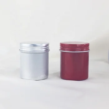 In Stock 80g 100g 15g 30g 50g 150g Aluminum Metal Jar Container Tin Can Aluminum Jar Empty Box Tin Can Aluminum Screw Top Tins
