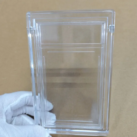 product acrylic graded card slab collectible display case holder for bgs sgc psa slab sport trading card case magnetic protector case-5