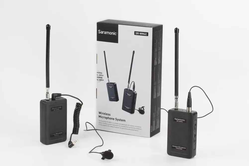 saramonic sr-wm4c vhf wireless microphone with