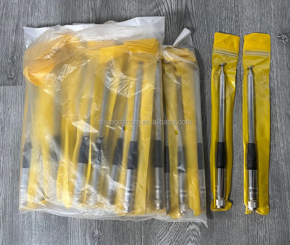 Two way radio antenna 27MHz CB communication antenna handheld telescopic walkie talkie antenna with N male connector