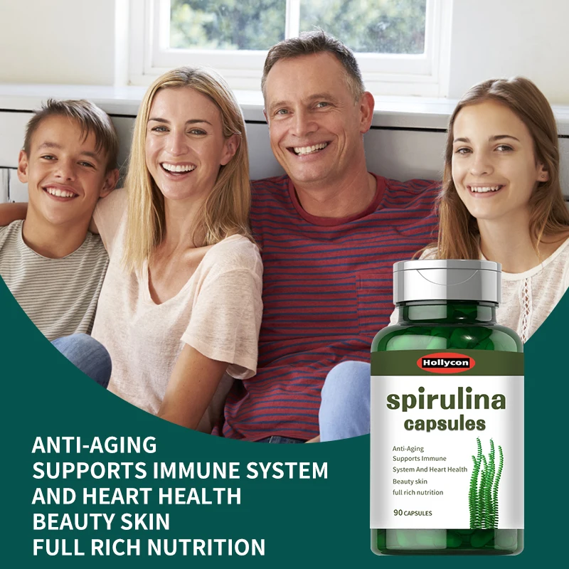 Oem Supports Immune System And Heart Health Spirulina Protect Eyesight